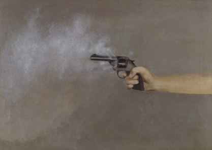 Vija Celmins: Pistol, 1964